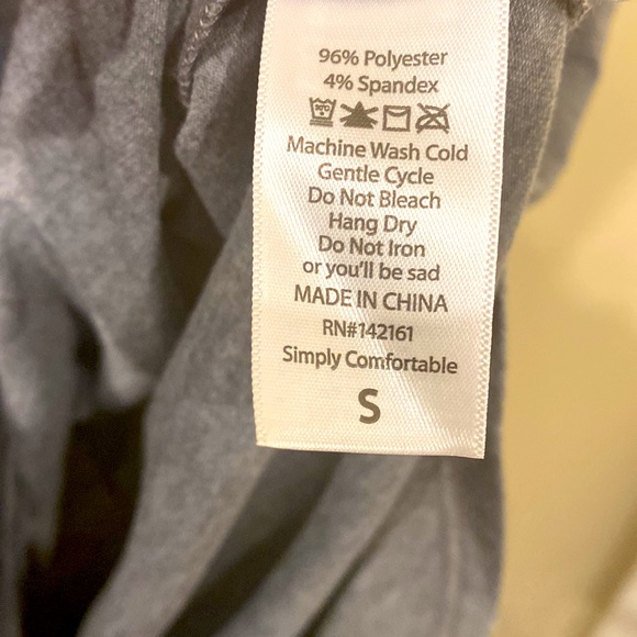 Unisex Lularoe Irma Shirt Gray / orange Halloween Spider & Web Graphic sz S NWT - Picture 5 of 5